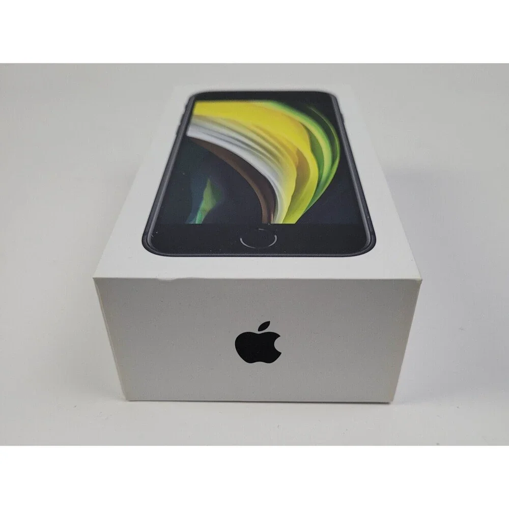 Genuine OEM Apple iPhone SE Black 64GB A2275 Empty Box + Insert Only No Phone